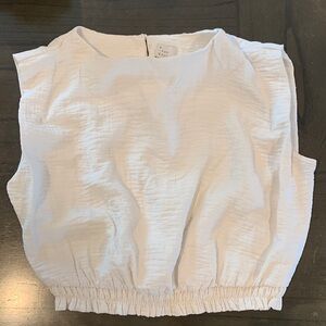 A New Day Crop Top, White, Size S